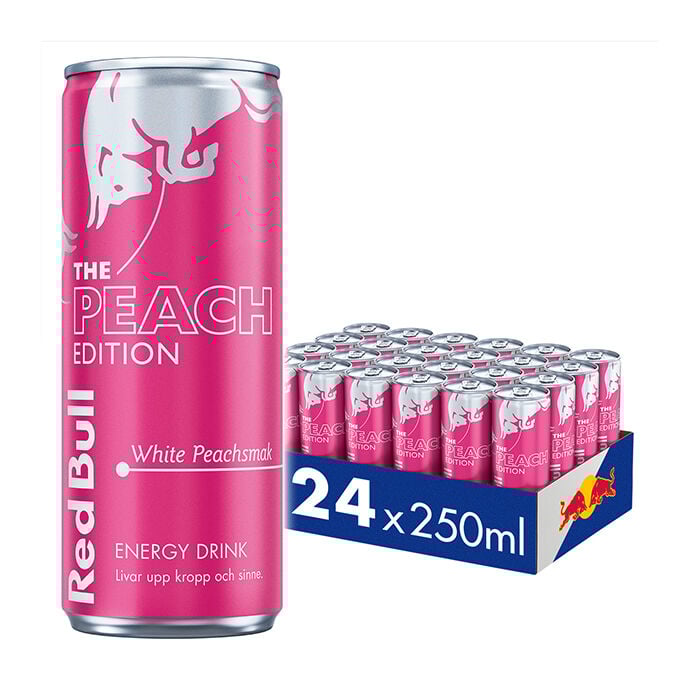 24 x Red Bull Energidryck, 250 ml, White Peach 2 kr pant White Peach