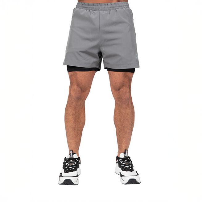 Cortez 2-In-1 Shorts Harmaa