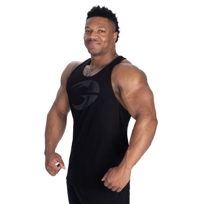 Gasp Rib Essential T-Back Svart