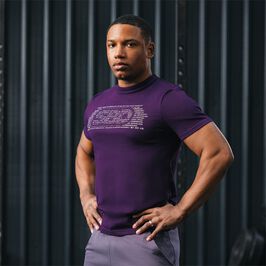 Aspire Brand T-Shirt Men Purple, 2XL  Aspire Brand T-skjorte Herre Lilla