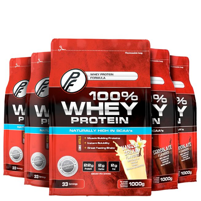 Plukk og velg 100% Whey, 5x1kg