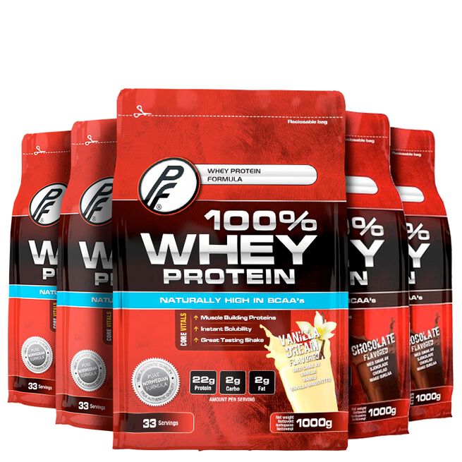 Proteinfabrikken PF whey 100 x 5