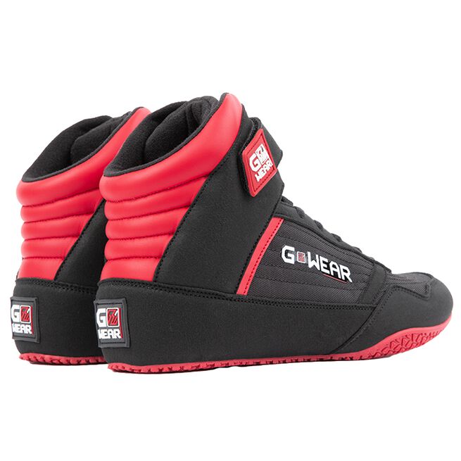Classic High Tops, black/red, 36 