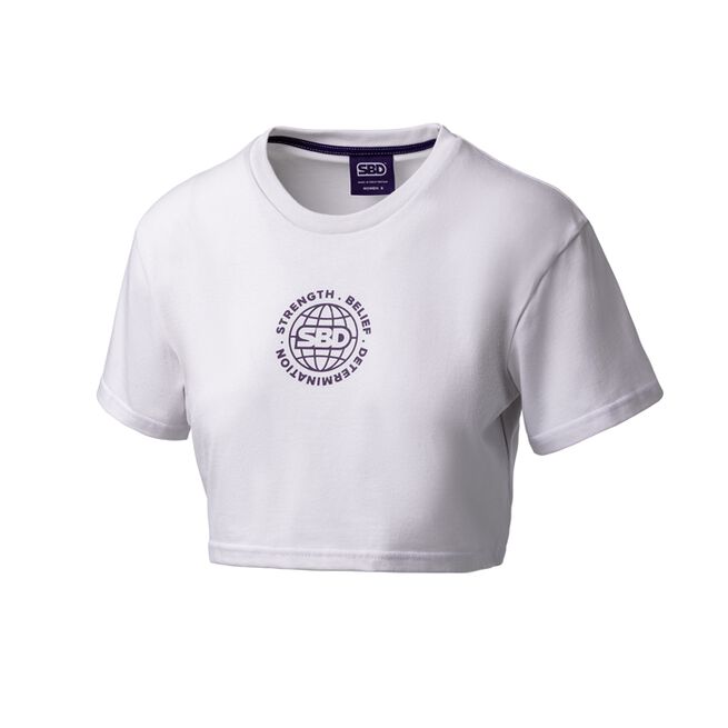 Aspire Crop top Dame Hvit