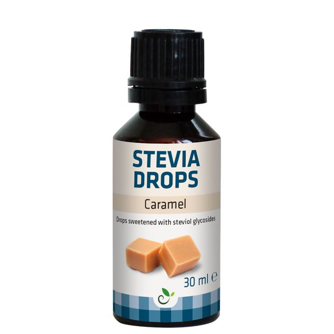 Sukrin Stevia Droppar Karamell 30 ml