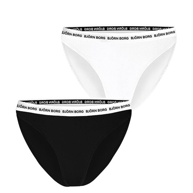 Björn Borg 2-Pack Core Logo HW Brief, Black/White