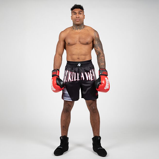 Clayton Boxershorts Svart Rød