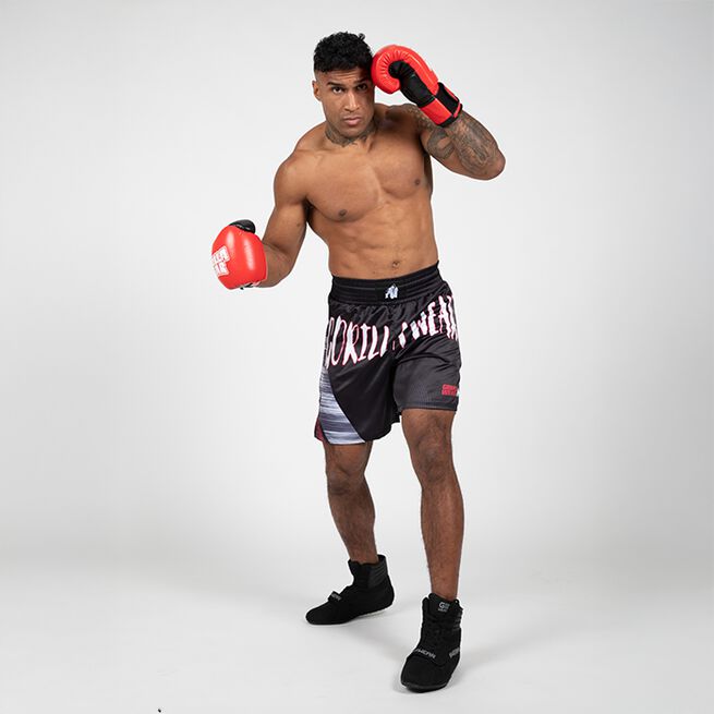 Clayton Boxershorts Svart Rød