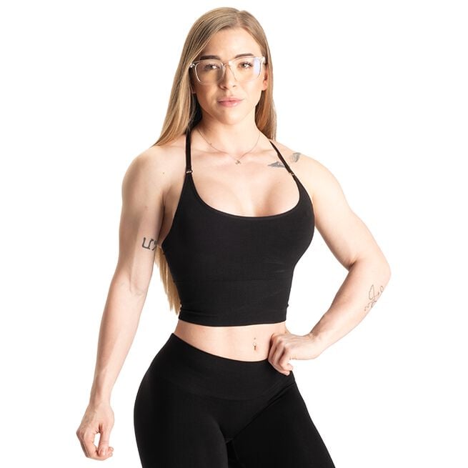 Rockaway Bra, Black Melange