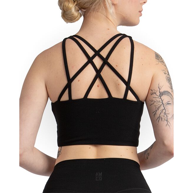 Studio Sports Bra, Matte Black