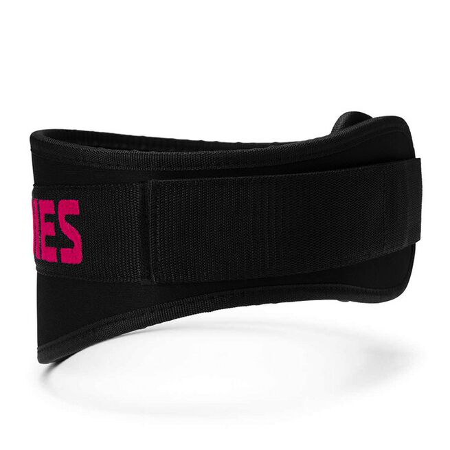 Womens gym belt, L, Black/pink 