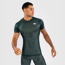 Venum Technical 3.0 Short Sleeve Rashguard Forest Green, S  Technical 3.0 T-skjorte Grønn