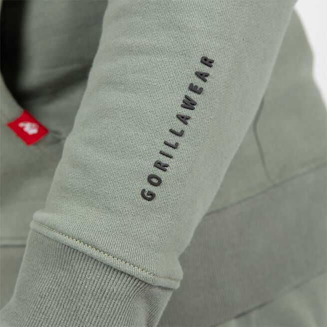 Leon Zip Hettegenser Grønn