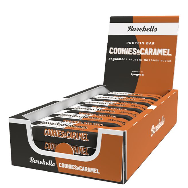 12 x Barebells Proteinbar 55 g Cookies & Caramel