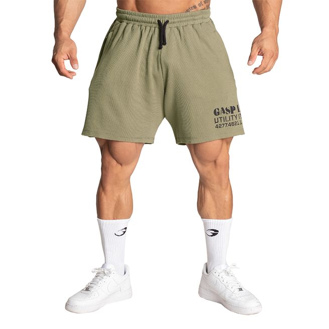 Thermal Shorts 6", Washed Green