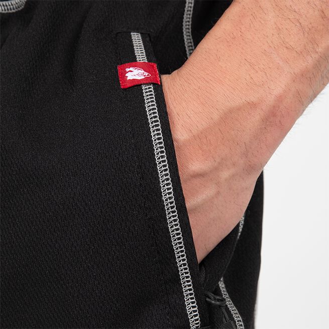 Marlow Mesh Shorts Svart Grå