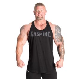 Gasp Essntial T-Back, Black/Grey Essential T-Back Linne Svart/Grå