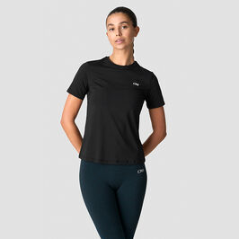 ICIW Training T-Shirt Wmn, Black Training T-Shirt High Neck Wmn, Black