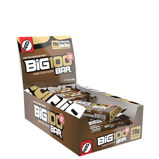 15 x Big 100 Protein Bar 1x100g Mørk sjokolade