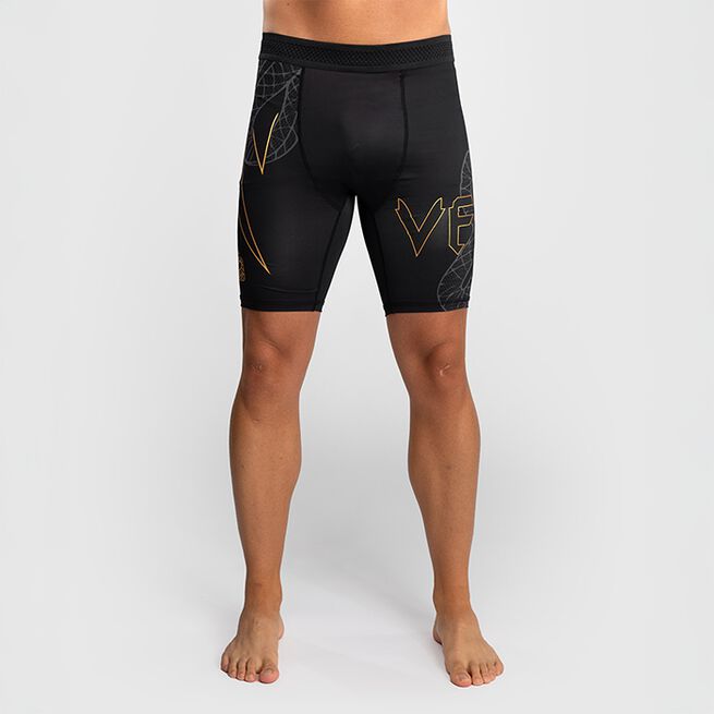 Serpenti Vale Tudo-Shorts Svart Sølv Gull