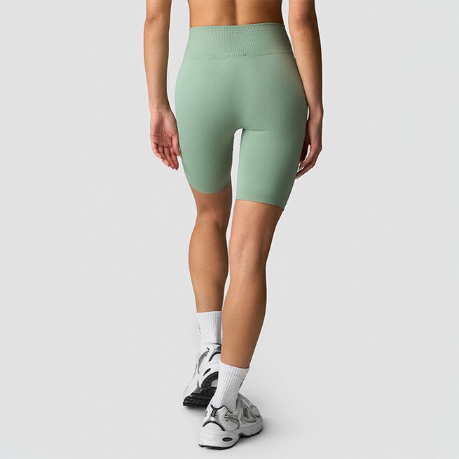 Define Sømløse Sykkelshorts Lys Mosegrønn
