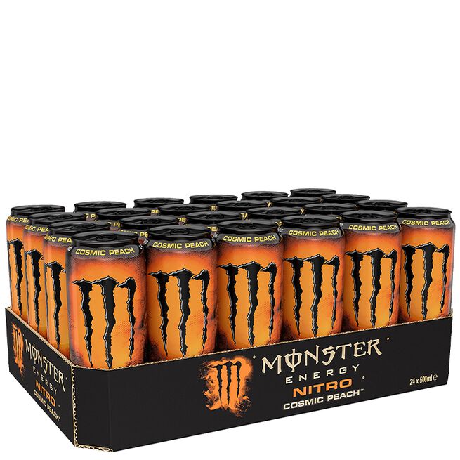 24 x Monster Energidrikk 50 cl Nitro Cosmic Peach