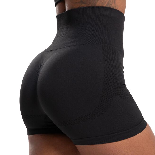 Olivia Seamless Shorts, Black