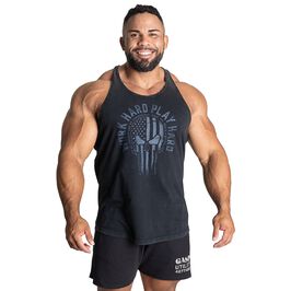 Gasp Skull T-back, Acid Washed Black Skull T-back, Acid Washed Black