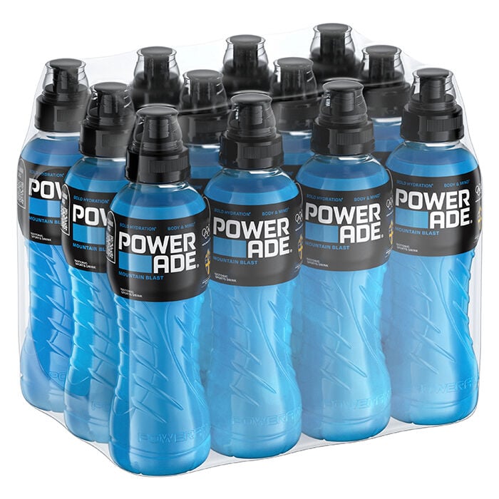 12 x Powerade Sportsdrikk 50 cl Mountain Blast