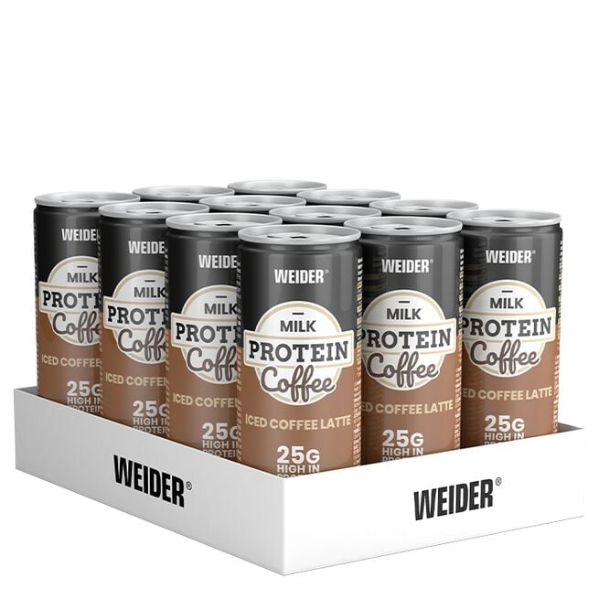 12 x Weider Protein shake, 250 ml Coffee Coffee