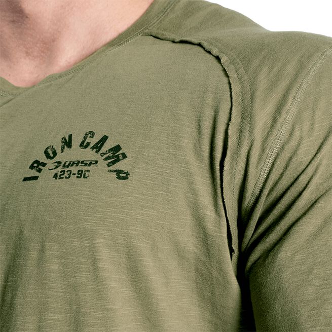 Throwback LS Tee, Wash Green