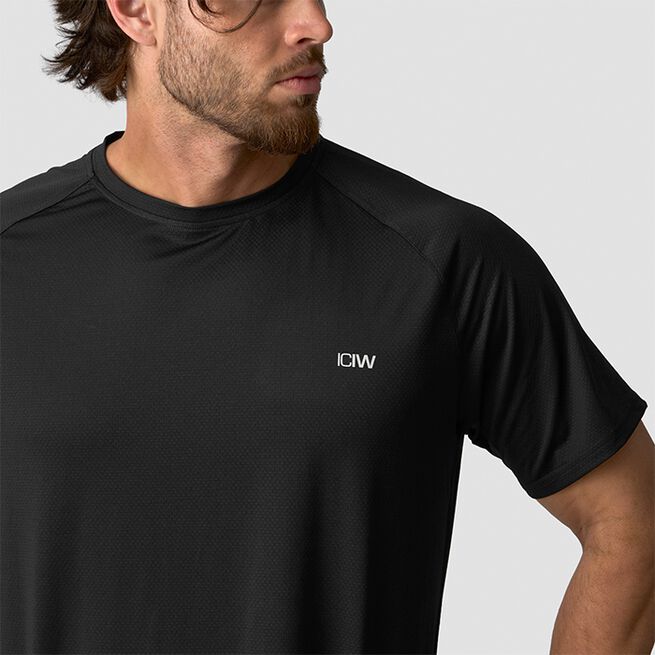 Stride Raglan T-skjorte Svart