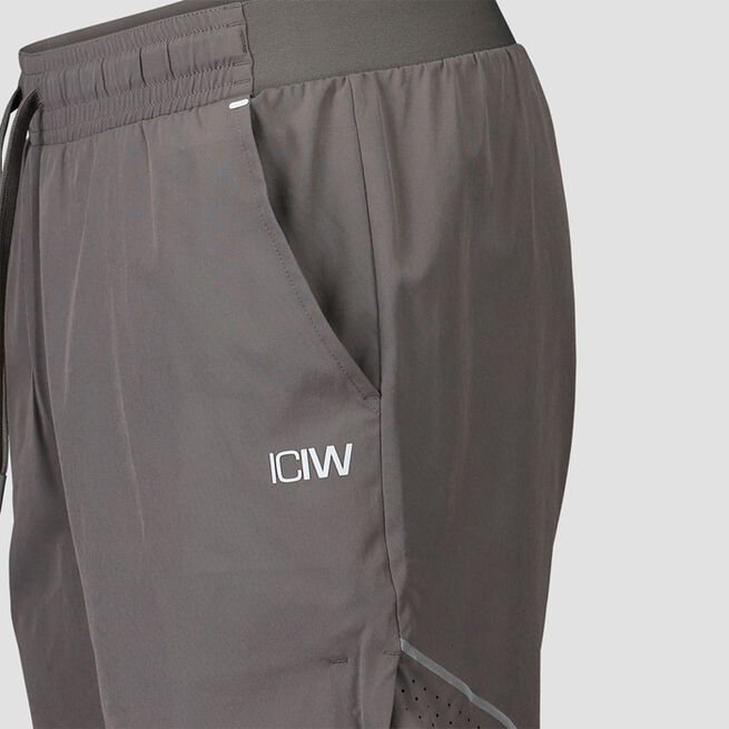 ICANIWILL Competitor Shorts Grey White