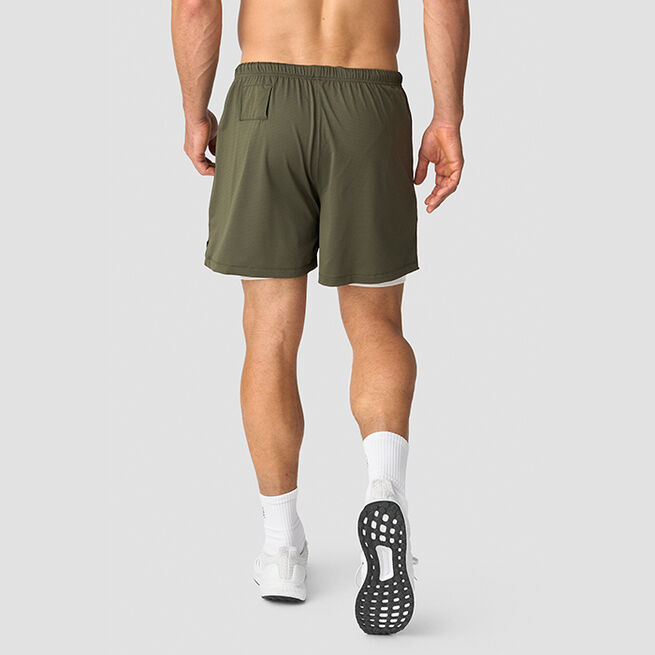 Stride 2-in-1 Shorts, Army