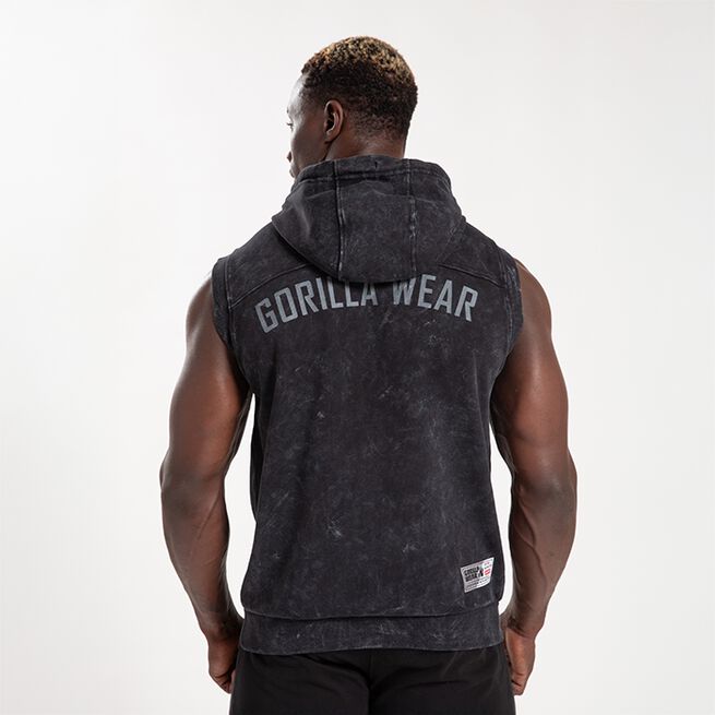 Silverdale Ermeless Hoodie Svart