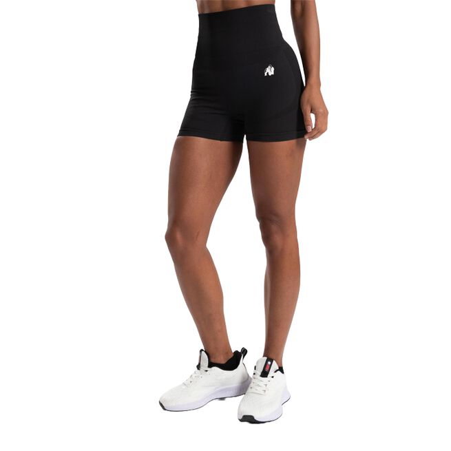 Olivia Seamless Shorts, Black