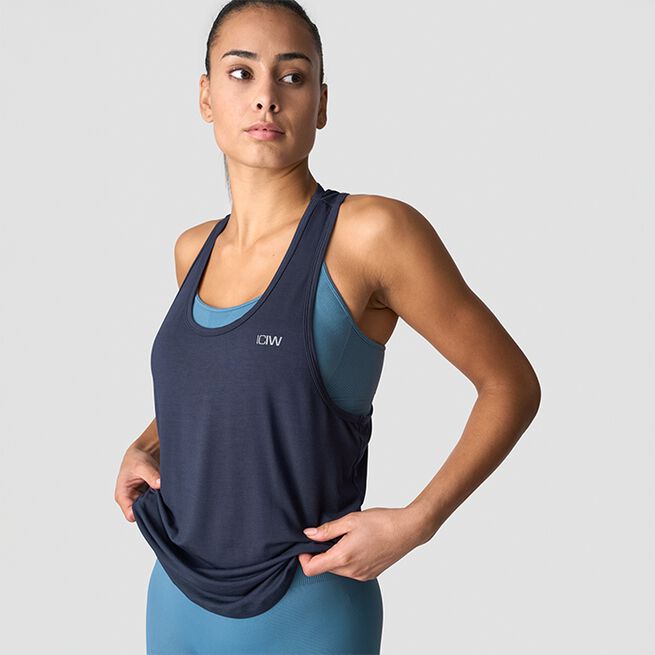 Everyday Racerback Tank Top, Navy