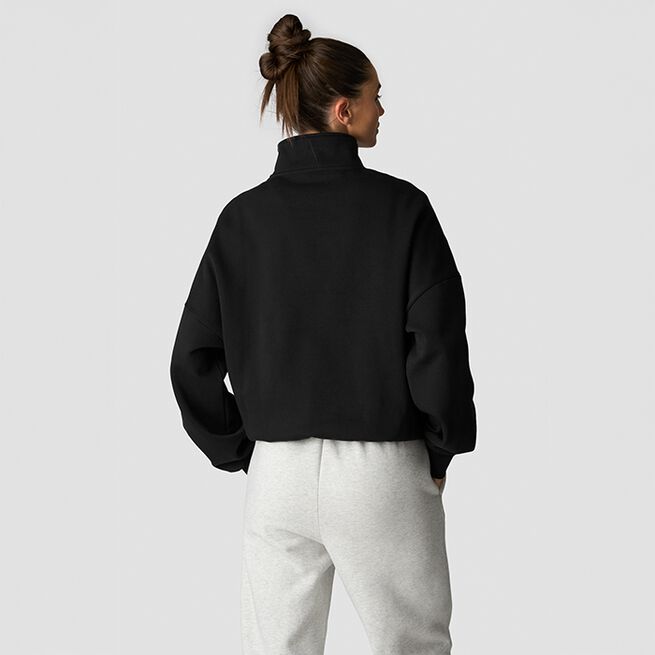 Everyday 1/4 Zip Crewneck Svart