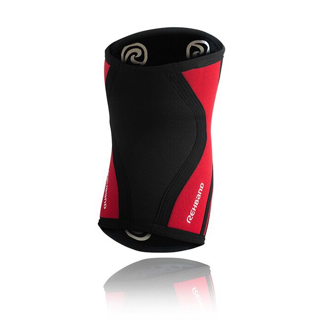 RX Knestøtte 3mm Svart/Rød