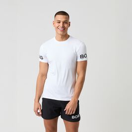 Borg T-shirt, Brilliant White, L  Borg T-shirt, Brilliant White