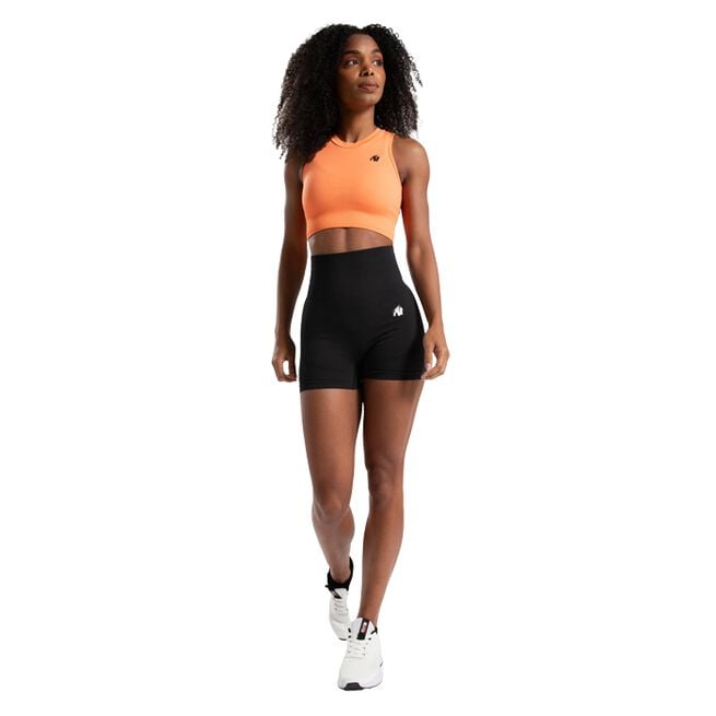Olivia Seamless Shorts, Black