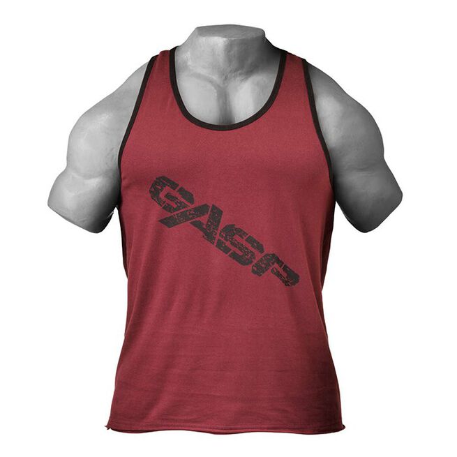 Vintage T-Back Linne Mørkerød