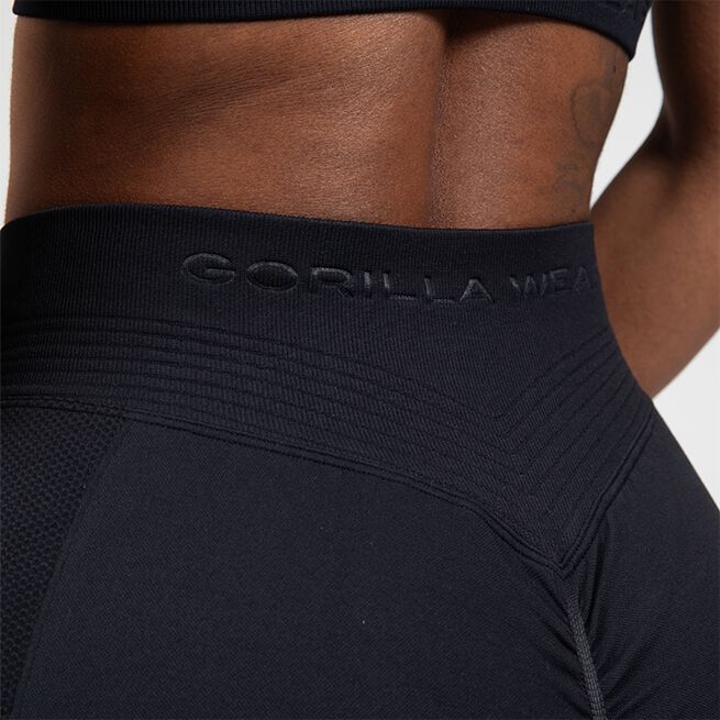 Whitney sømløse shorts svart