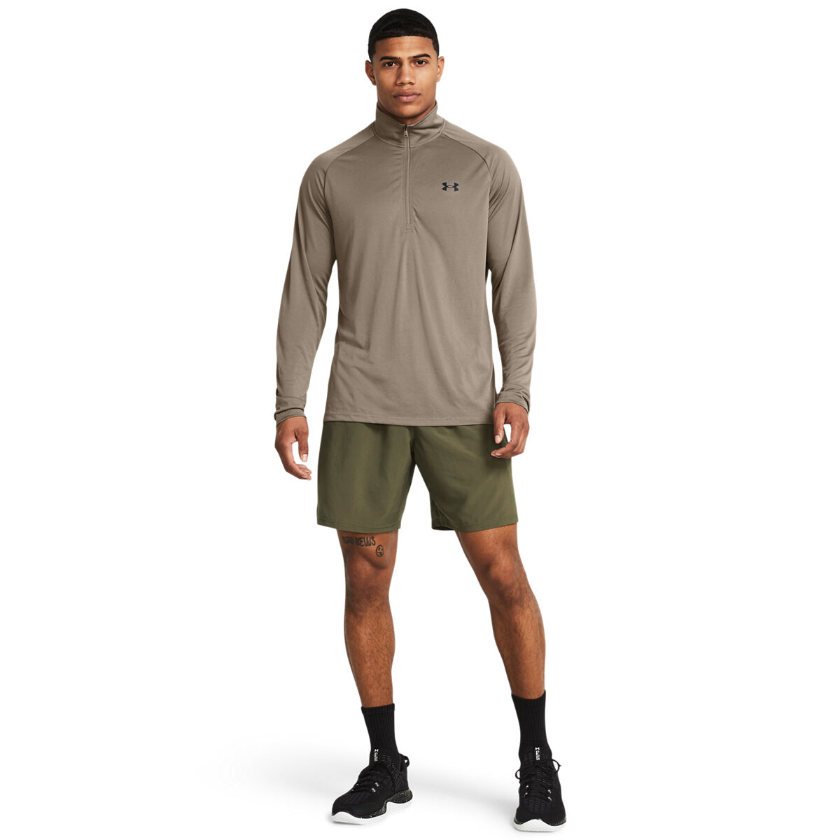 Woven Wdmk Shorts M&oslash;rk Gr&oslash;nn
