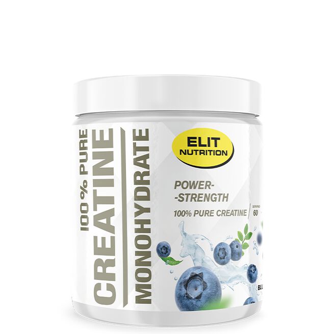 ELIT 100 % Pure Kreatin Monohydrat 300 g Blueberry