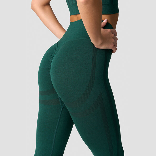 Rush Seamless Tights Mørkgrønn