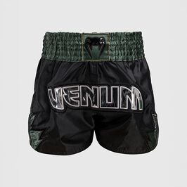 Venum Inferno Muay Thai Shorts Deep Black/Khaki, L  Inferno Muay Thai Shorts Svart Khaki