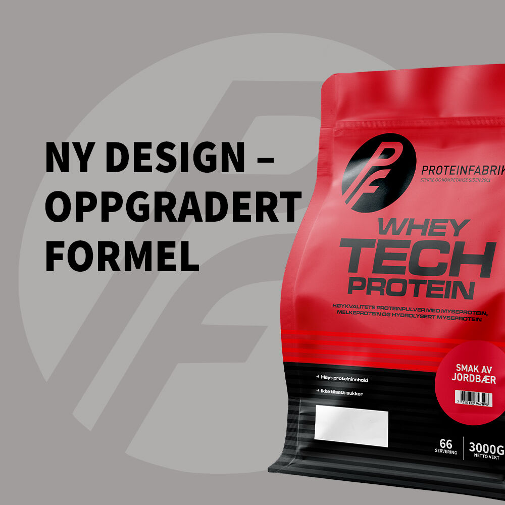 Whey Tech Protein, 3000 g Vanilje