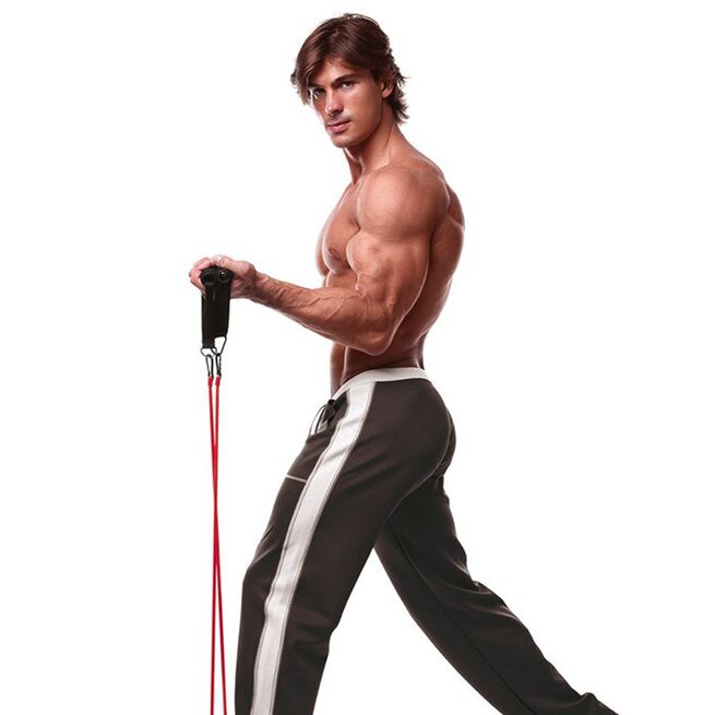 Justerbart Treningsbånd med Håndtak