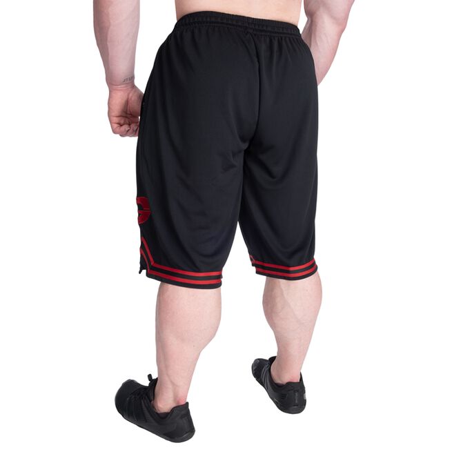 Basketshorts Svart Röd